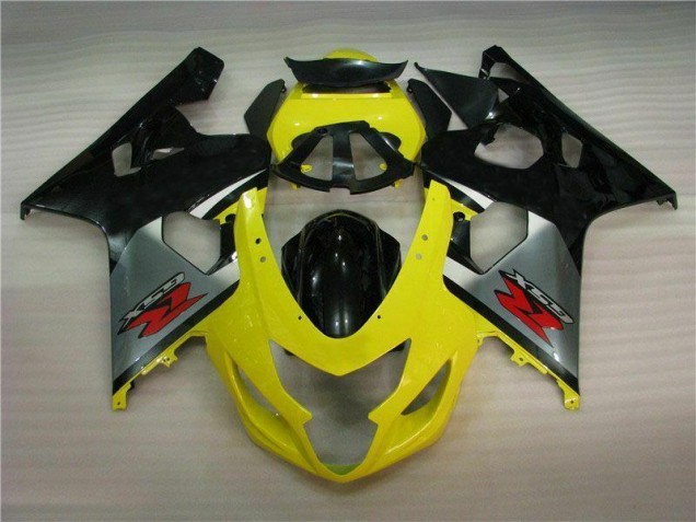 2004-2005 Yellow Black Suzuki GSXR 600/750 Motorbike Fairing for Sale