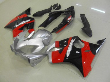 2004-2007 Black Red Silver Honda CBR600 F4i Bike Fairings for Sale