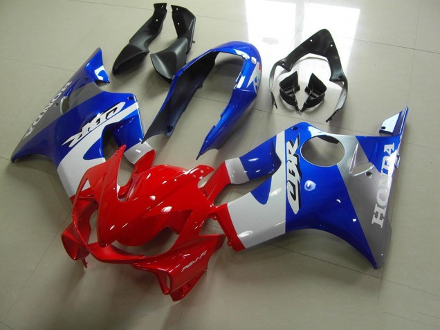 2004-2007 Blue Red White Honda CBR600 F4i Replacement Motorcycle Fairings for Sale