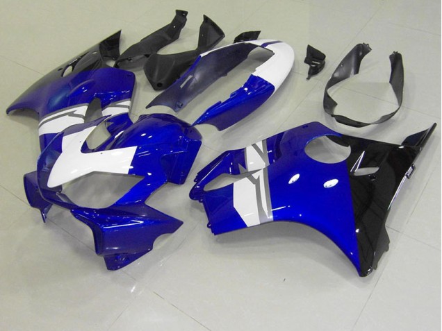 2004-2007 White Blue Black Honda CBR600 F4i Bike Fairing Kit for Sale