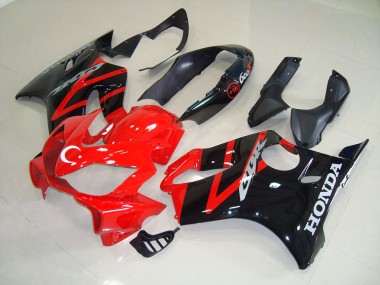 2004-2007 Black Red Honda CBR600 F4i Motor Fairings for Sale