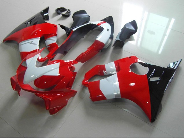 2004-2007 Red White Black Honda CBR600 F4i Motorcycle Fairings Kit for Sale