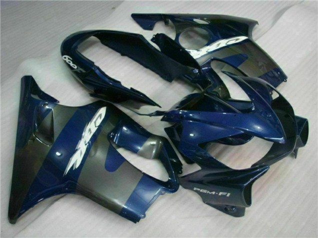 2004-2007 Blue Silver Honda CBR600 F4i Motorcycle Fairings Kit for Sale