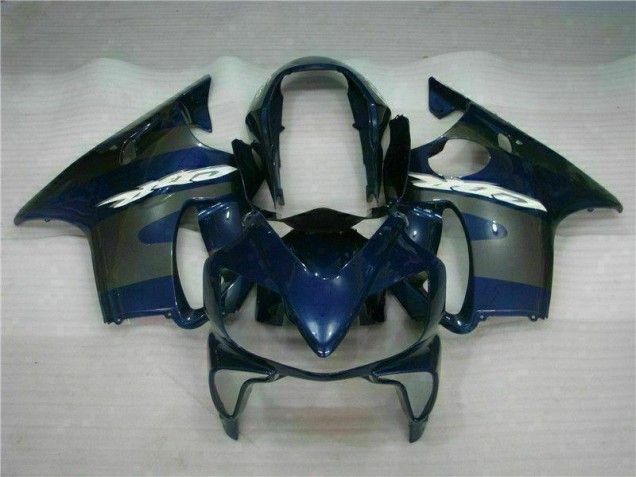 2004-2007 Blue Silver Honda CBR600 F4i Motorcycle Fairings Kit for Sale