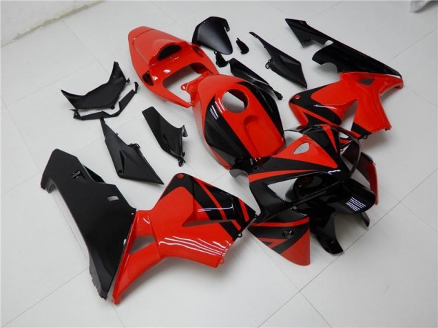 2005-2006 Red Black Honda CBR600RR Motorbike Fairing & Bodywork for Sale