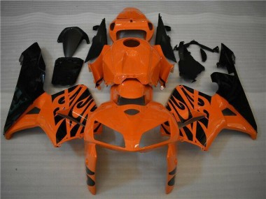 2005-2006 Orange Black Honda CBR600RR Motorbike Fairing for Sale