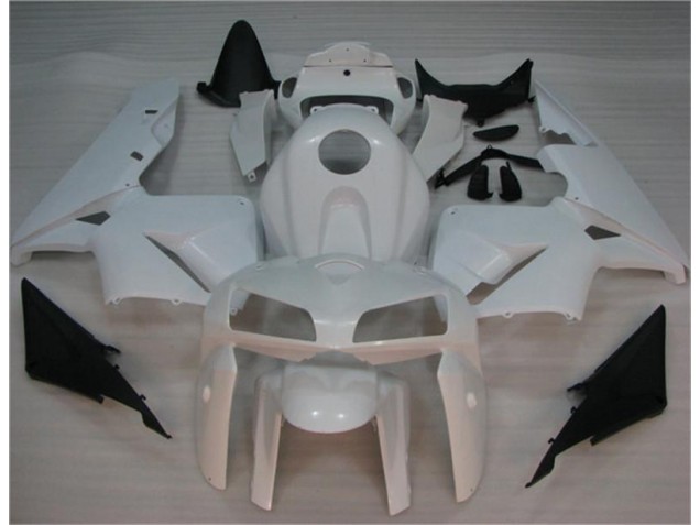 2005-2006 White Honda CBR600RR Bike Fairing Kit for Sale