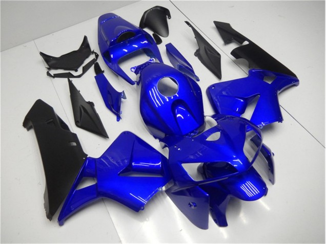 2005-2006 Blue Black Honda CBR600RR Motorbike Fairing Kits for Sale