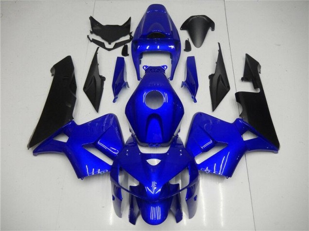 2005-2006 Blue Black Honda CBR600RR Motorbike Fairing Kits for Sale