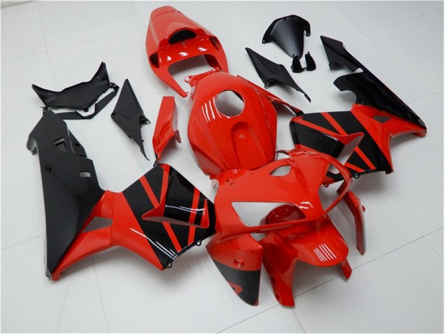 2005-2006 Red Black Honda CBR600RR Motorcycle Fairings Kits for Sale