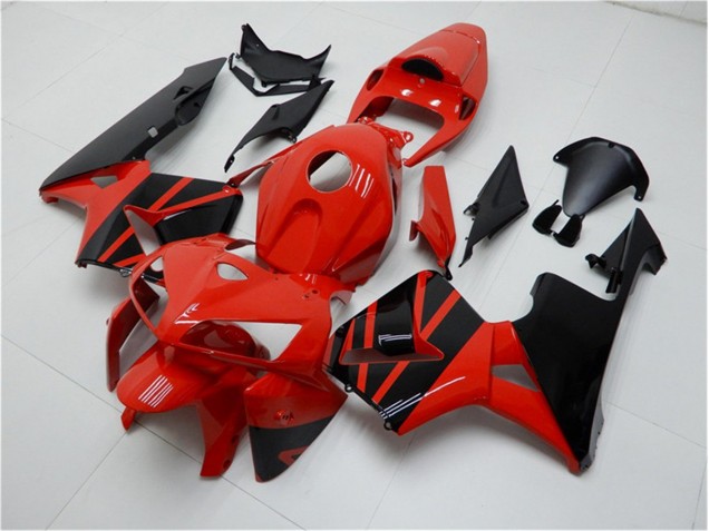 2005-2006 Red Black Honda CBR600RR Motorcycle Fairings Kits for Sale