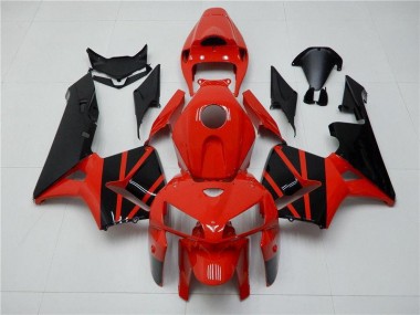 2005-2006 Red Black Honda CBR600RR Motorcycle Fairings Kits for Sale