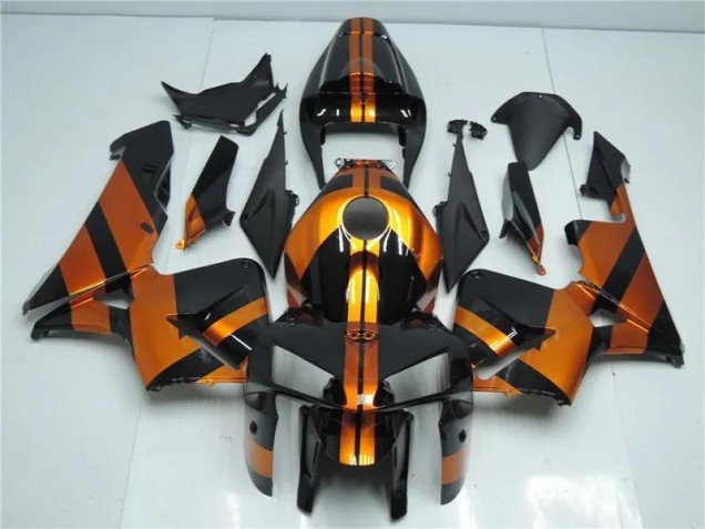 2005-2006 Orange Black Honda CBR600RR Motorcycle Fairing Kits for Sale