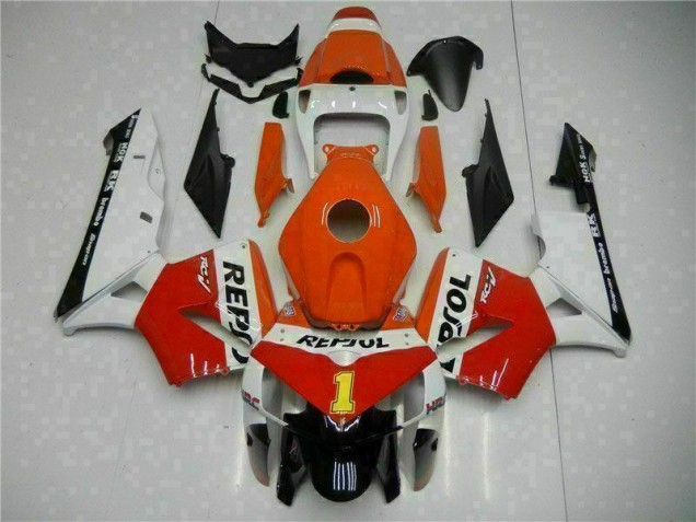 2005-2006 Orange Repsol Honda CBR600RR Bike Fairing Kit for Sale