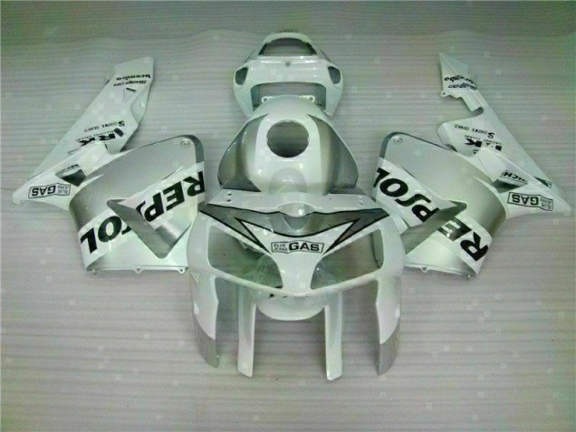 2005-2006 White Repsol Honda CBR600RR Motorbike Fairing Kits for Sale