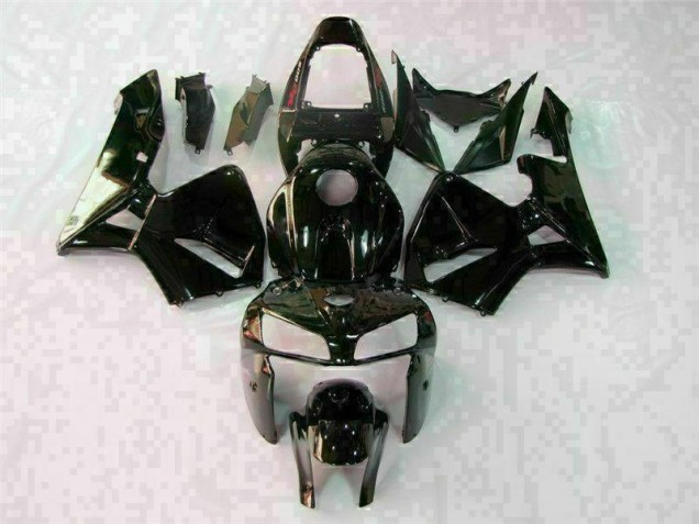 2005-2006 Glossy Black Honda CBR600RR Bike Fairing for Sale