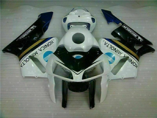 2005-2006 White Black Honda CBR600RR Replacement Motorcycle Fairings for Sale