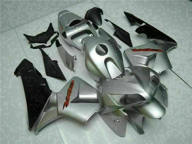 2005-2006 Silver Honda CBR600RR Bike Fairing Kit for Sale