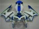 2005-2006 White Blue Honda CBR600RR Motorcycle Fairing Kits for Sale