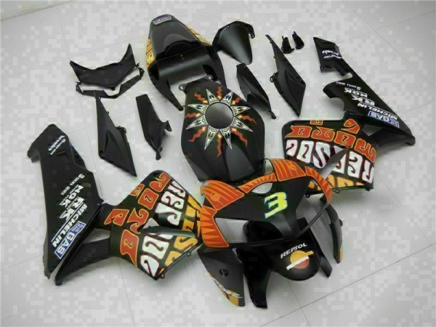 2005-2006 Black Honda CBR600RR Motorbike Fairing for Sale