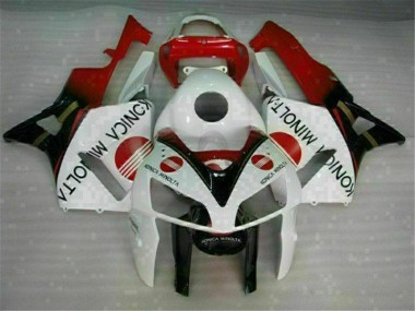 2005-2006 White Honda CBR600RR Motorcycle Fairing Kits for Sale