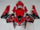 2005-2006 Red Black Honda CBR600RR Motorcycle Fairing Kit for Sale