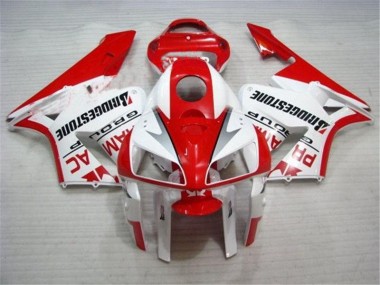 2005-2006 Red White Honda CBR600RR Bike Fairings for Sale