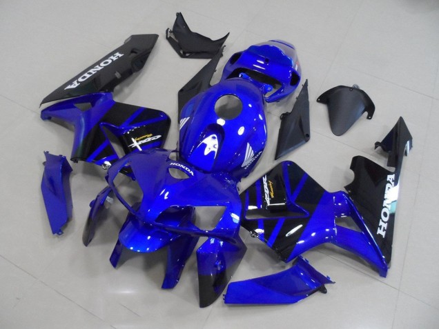 2005-2006 Blue Black Honda CBR600RR Replacement Motorcycle Fairings for Sale