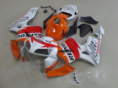 2005-2006 Orange White Repsol Honda CBR600RR Motorbike Fairings for Sale