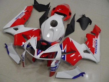 2005-2006 Red White Honda CBR600RR Motorcycle Fairing Kit for Sale