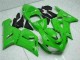 2005-2006 Green Kawasaki ZX6R Motorcycle Replacement Fairings for Sale