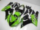 2005-2006 Green Kawasaki ZX6R Motorcycle Fairings Kit for Sale