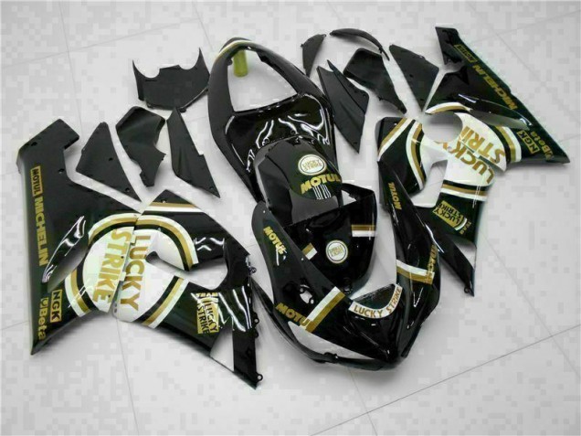 2005-2006 Black Kawasaki ZX6R Motorcylce Fairings for Sale