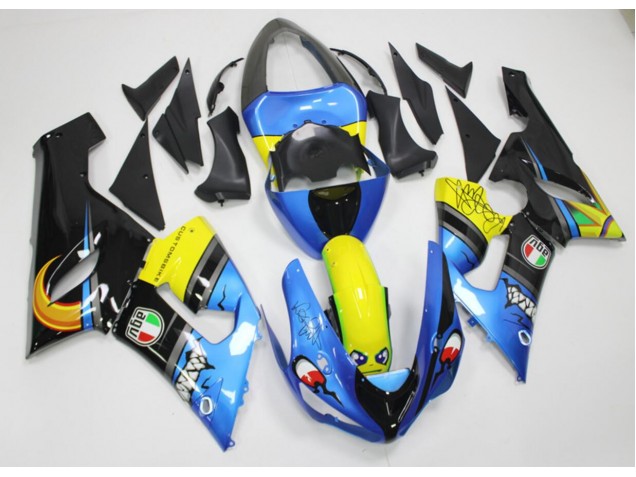 2005-2006 Shark Kawasaki ZX6R Motorbike Fairings for Sale