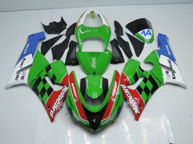 2005-2006 Motocard Kawasaki ZX6R Replacement Fairings for Sale