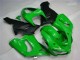 2005-2006 Green Matte Black Kawasaki ZX6R Motorcycle Fairing for Sale