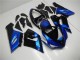 2005-2006 Blue Black Kawasaki ZX6R Motorcycle Fairing Kits for Sale