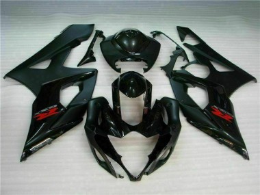 2005-2006 Black Suzuki GSXR 1000 Motorcycle Replacement Fairings for Sale