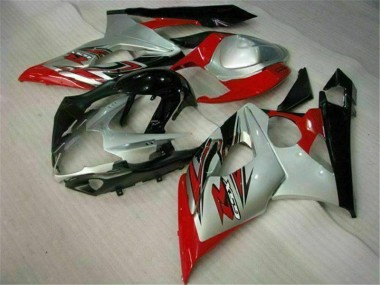 2005-2006 Red White Suzuki GSXR 1000 Motorcyle Fairings for Sale