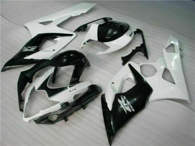 2005-2006 White Black Suzuki GSXR 1000 Motor Fairings for Sale