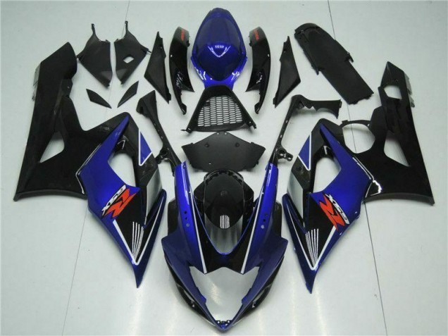 2005-2006 Blue Black Suzuki GSXR 1000 Bike Fairing for Sale