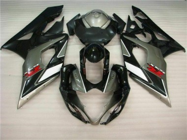 2005-2006 Grey Black Suzuki GSXR 1000 Bike Fairings for Sale