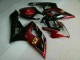 2005-2006 Red Black Suzuki GSXR 1000 Bike Fairing Kit for Sale