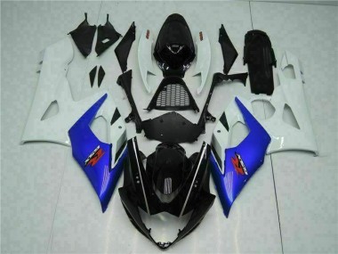 2005-2006 Blue White Suzuki GSXR 1000 Motorcycle Bodywork for Sale