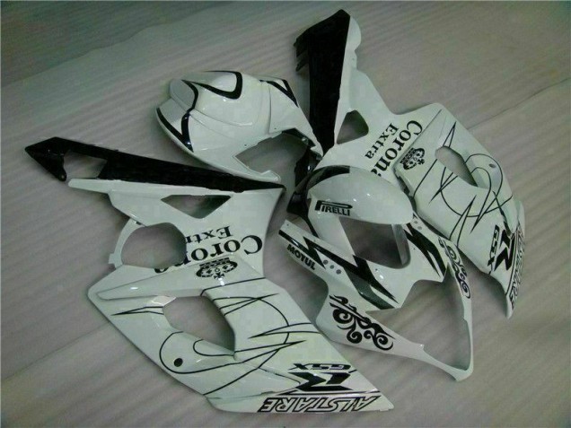 2005-2006 White Suzuki GSXR 1000 Motorbike Fairing Kits for Sale