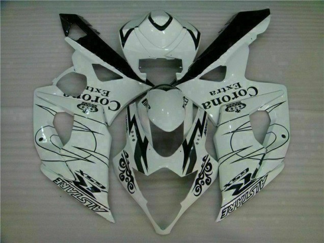 2005-2006 White Suzuki GSXR 1000 Motorbike Fairing Kits for Sale