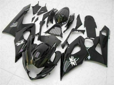 2005-2006 Glossy Black Suzuki GSXR 1000 Motor Fairings for Sale