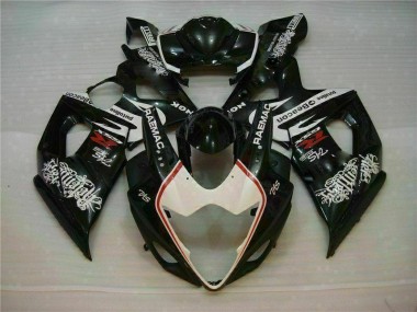 2005-2006 White Black Suzuki GSXR 1000 Motorcycle Fairings Kit for Sale