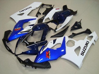 2005-2006 Blue White Black Suzuki GSXR 1000 Motorbike Fairing for Sale