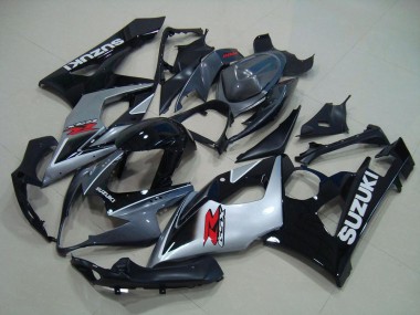 2005-2006 Grey Black Silver Suzuki GSXR 1000 Motorbike Fairing Kits for Sale